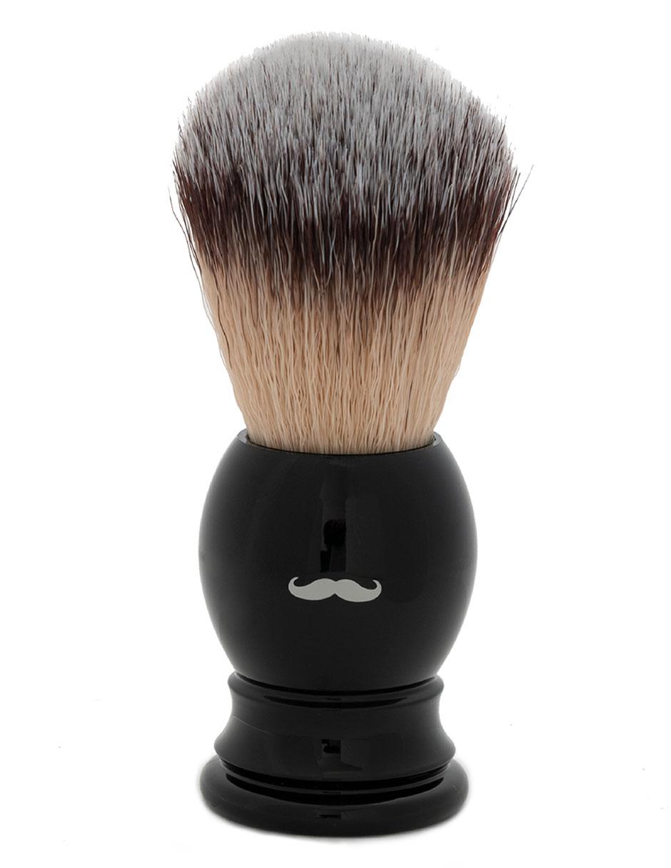 Brocha para afeitar The Shaving Co Black Brush & Stand