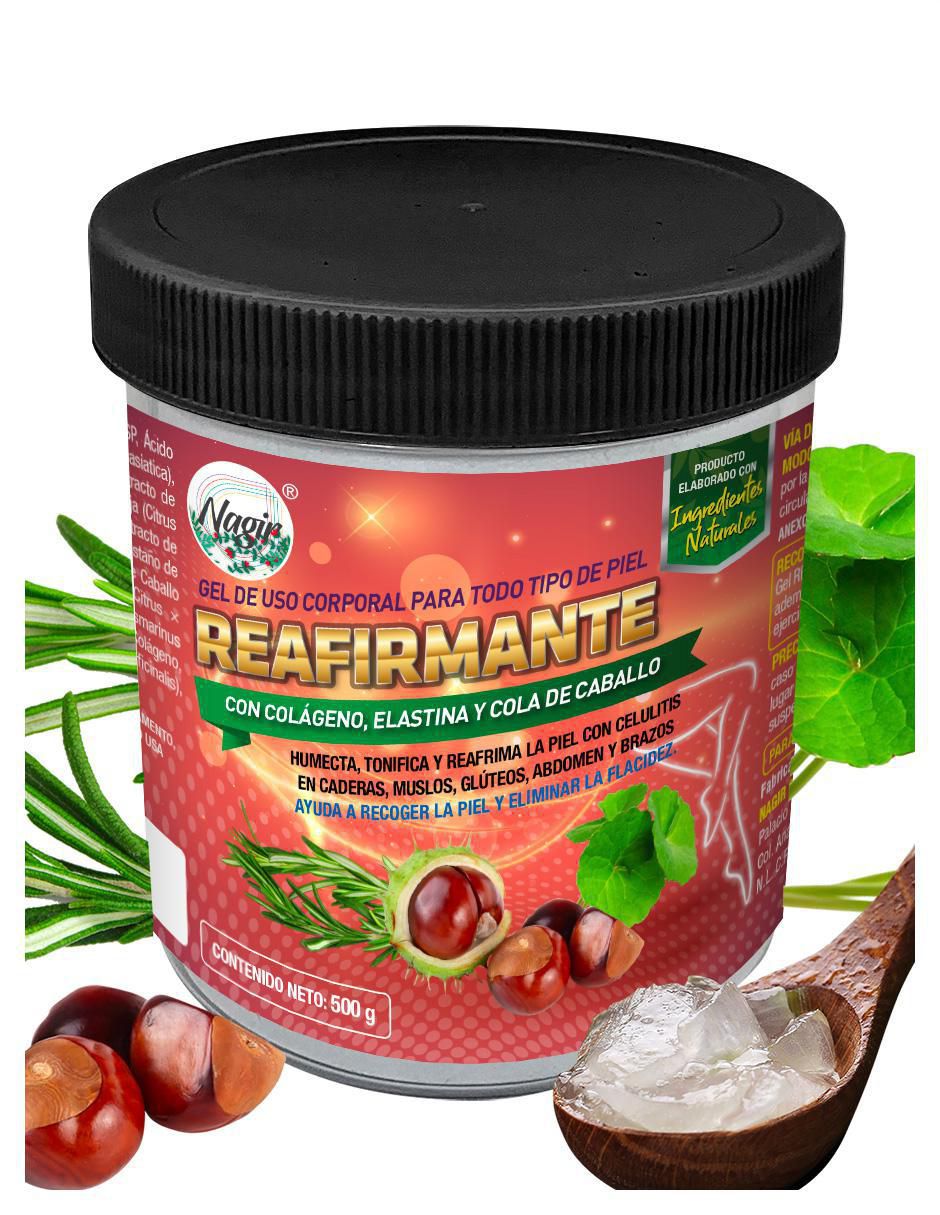Gel corporal reafirmante Anti Celulitis Nagir Cosmética para todo tipo piel
