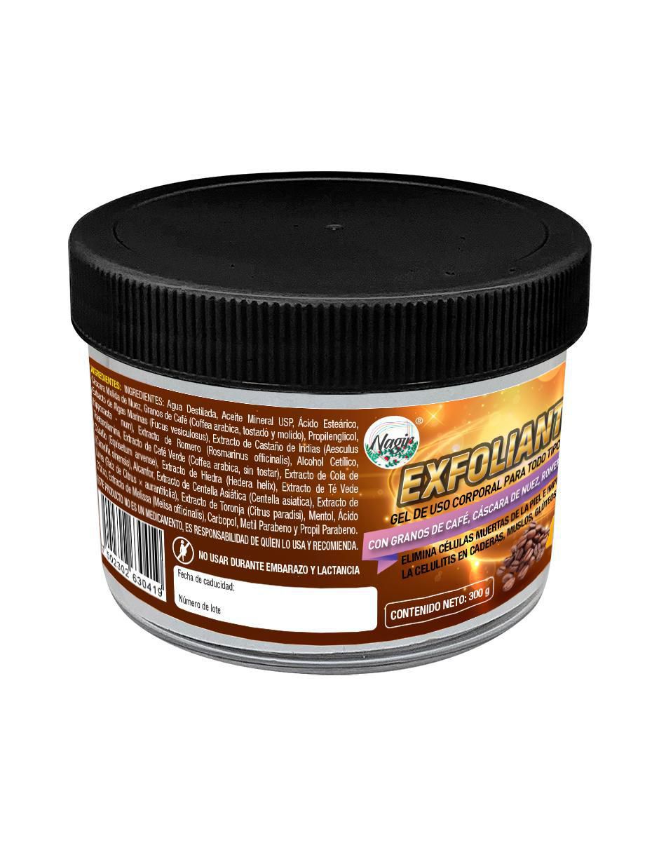 Gel corporal exfoliante Anti Celulitis para todo tipo piel Gel corporal exfoliante Anti Celulitis para todo tipo piel
