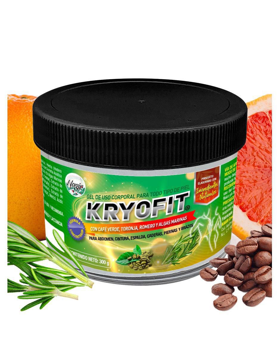 Gel corporal reductor Kryofit para todo tipo piel