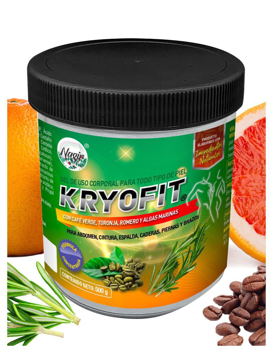 Gel corporal reductor Kryofit para todo tipo piel