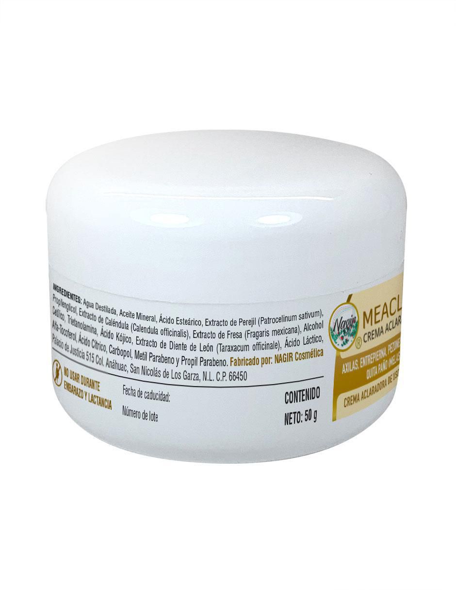 Crema para rostro y cuerpo recomendada para aclarar día y noche Meaclara todo tipo de piel 2