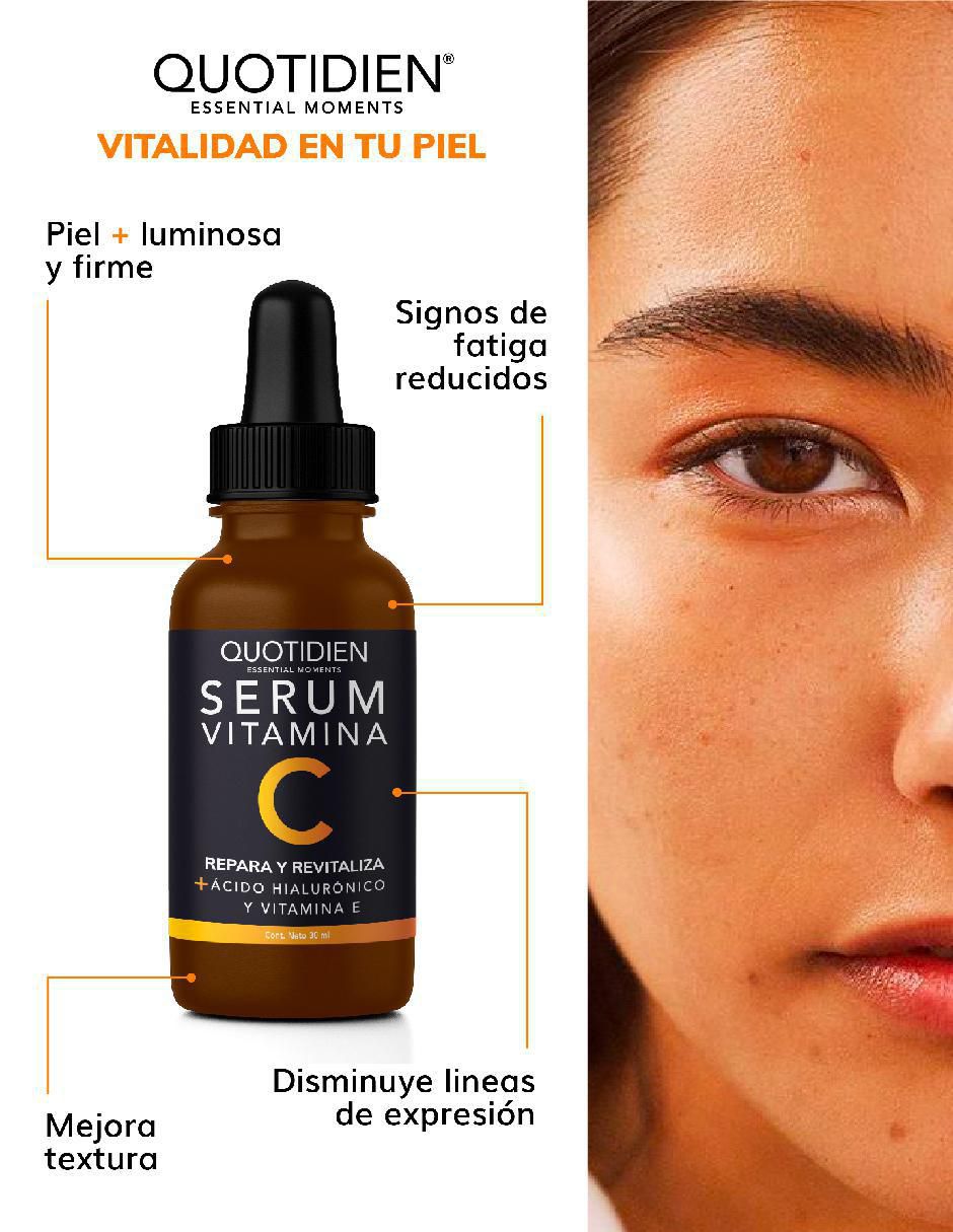 Tratamiento facial contorno de ojos y serum Vitamina C Skin Care suero facial antiedad 3