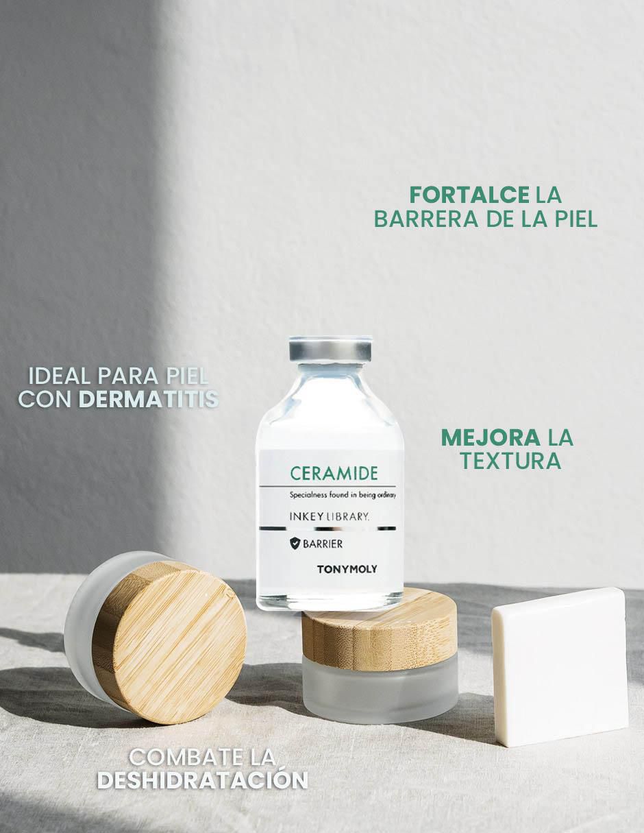 Sérum revitalizante facial Inkey Library Ceramidas Anti-Edad todo tipo piel 2