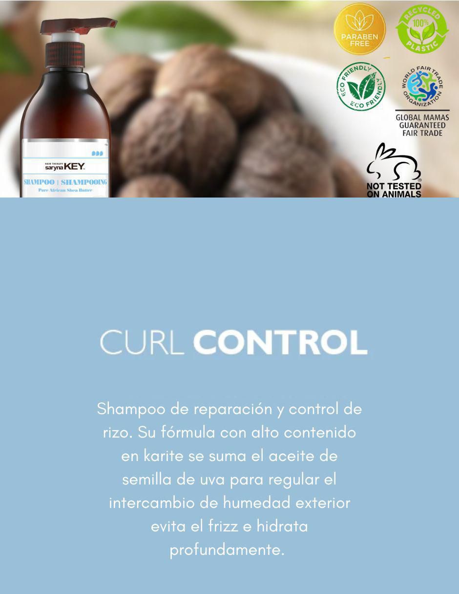 Shampoo hidratante para cabello rizado 500 ml