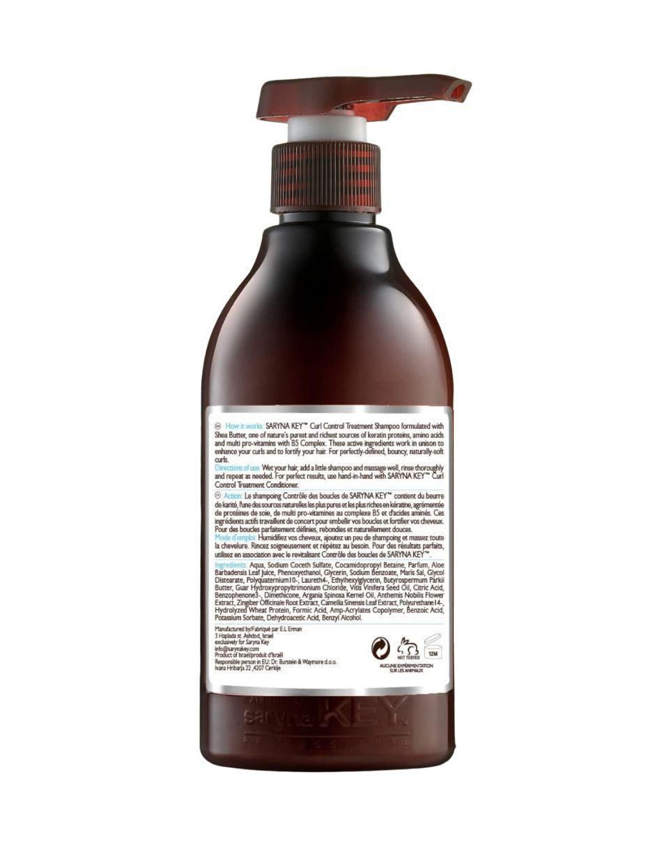 Shampoo hidratante para cabello rizado 500 ml