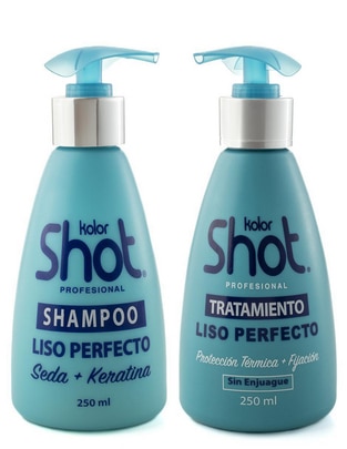 Shampoo para cabello lacio y ondulado tratamiento liso perfectos sin frizz 250 ml