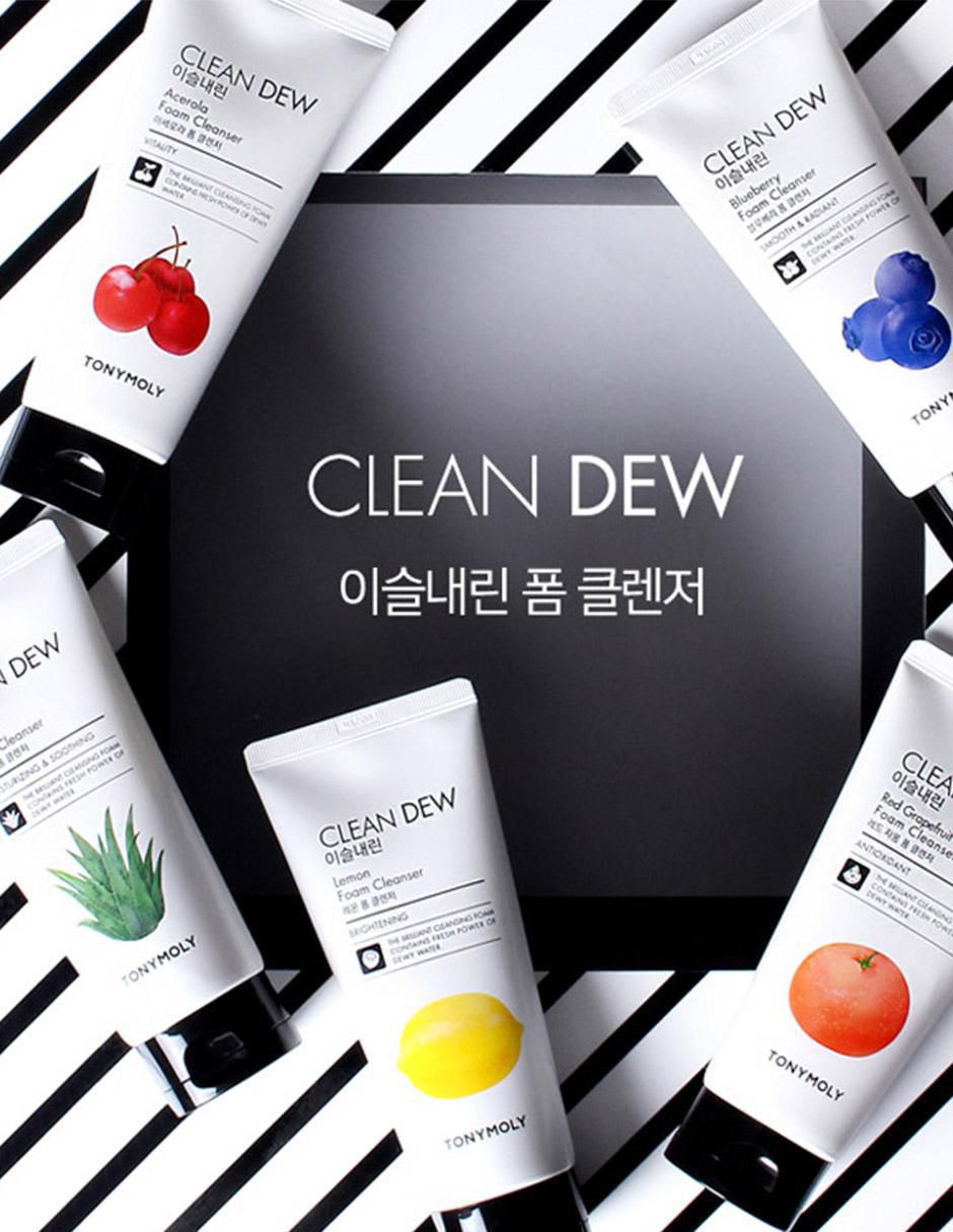 Limpiador facial Clean Dew para desmaquillar