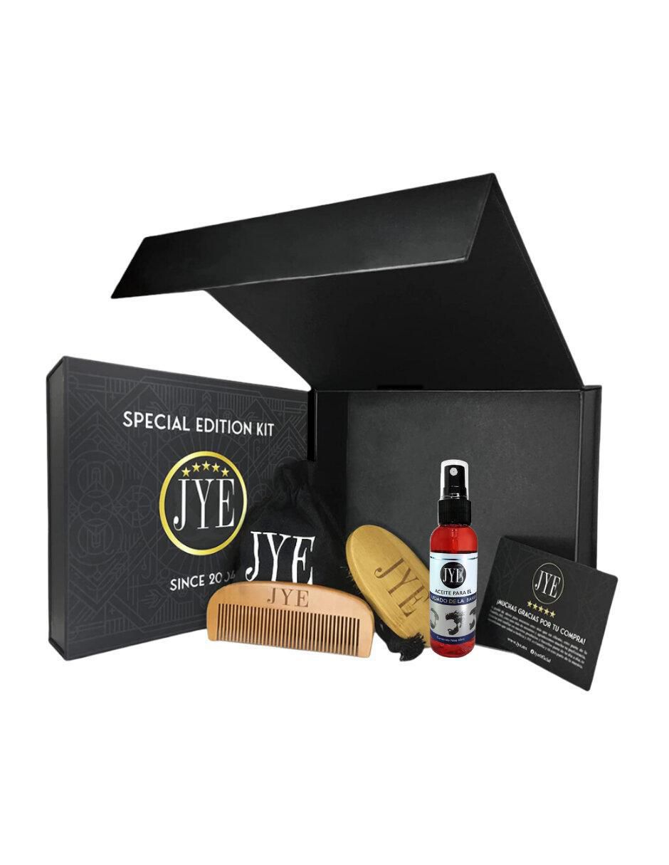 Tratamiento para barba y cabello Aceite Para El Cuidado De Barba + Cepillo Y Peine hidratante Jye