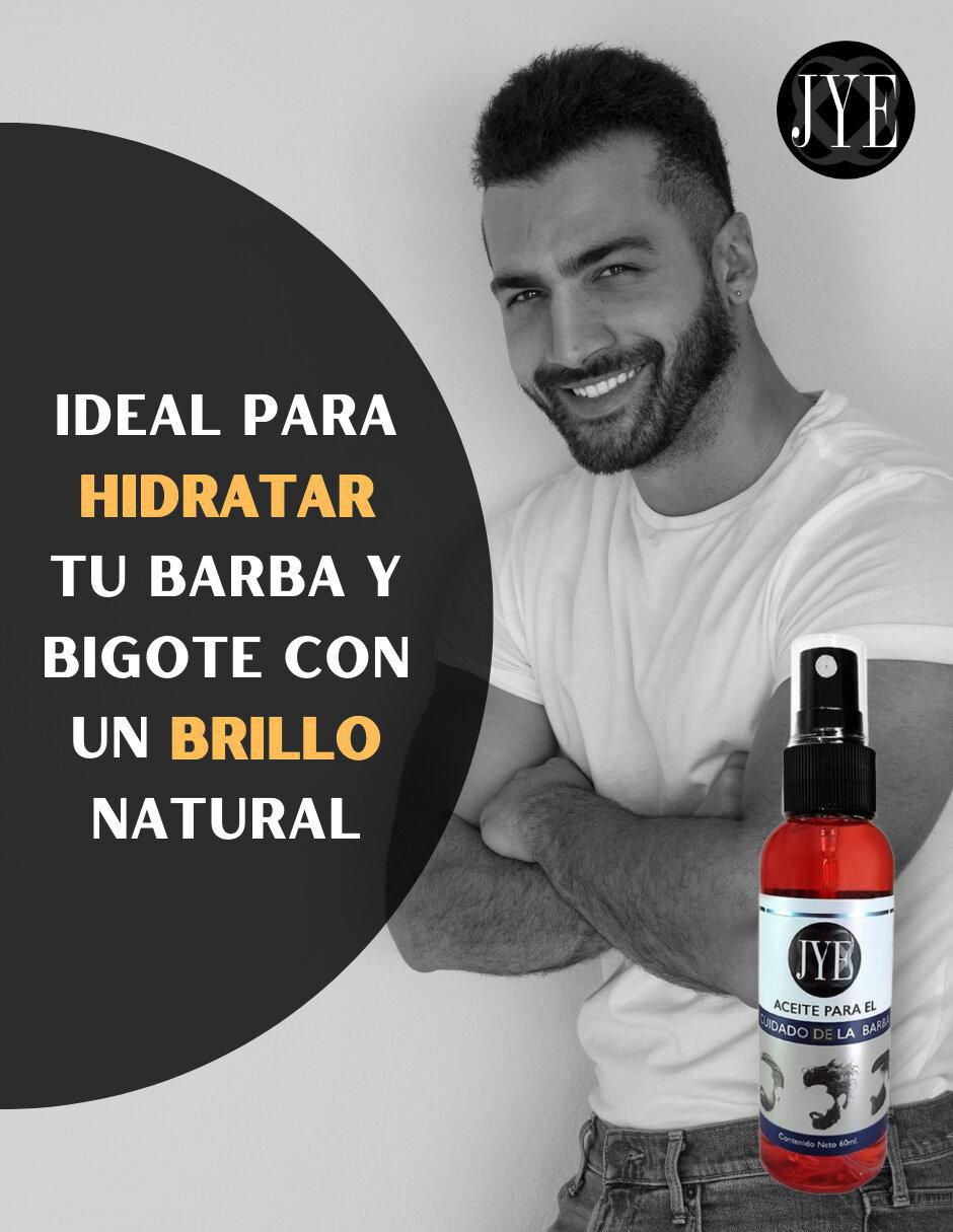 Tratamiento para barba y cabello Aceite Para El Cuidado De Barba + Cepillo Y Peine hidratante Jye 4