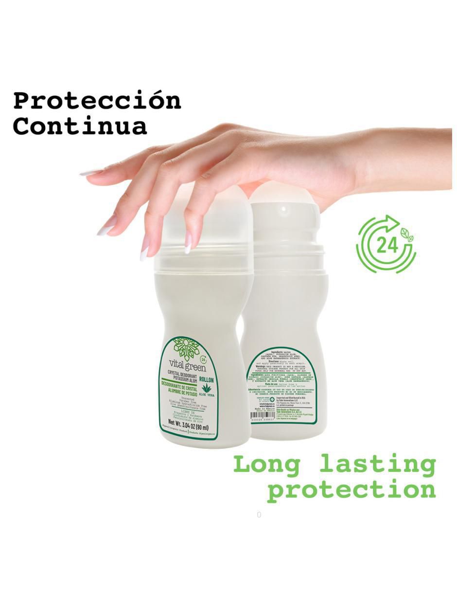 Desodorante axilas en roll on Crystal Aloe unisex
