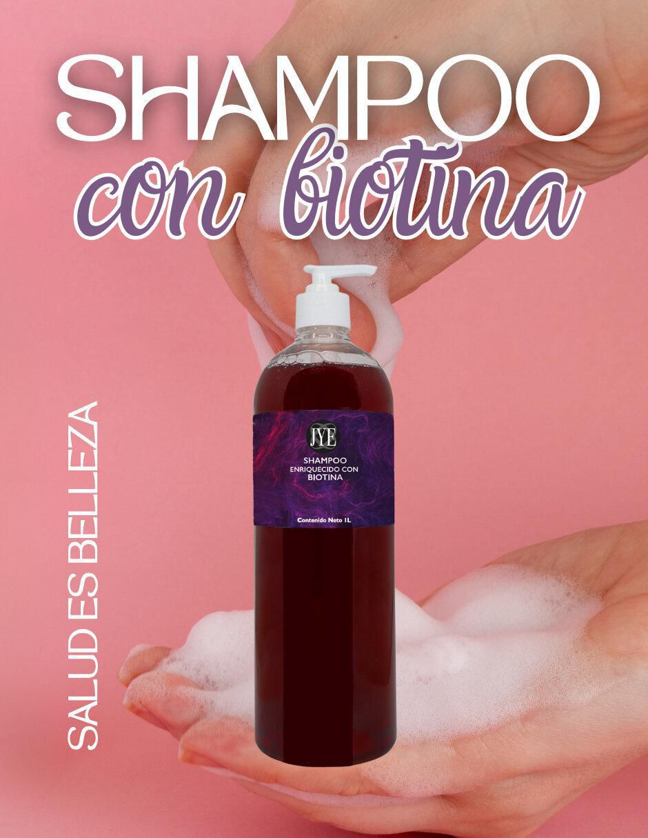 Shampoo anticaída para cabello de Biotina para crecimiento