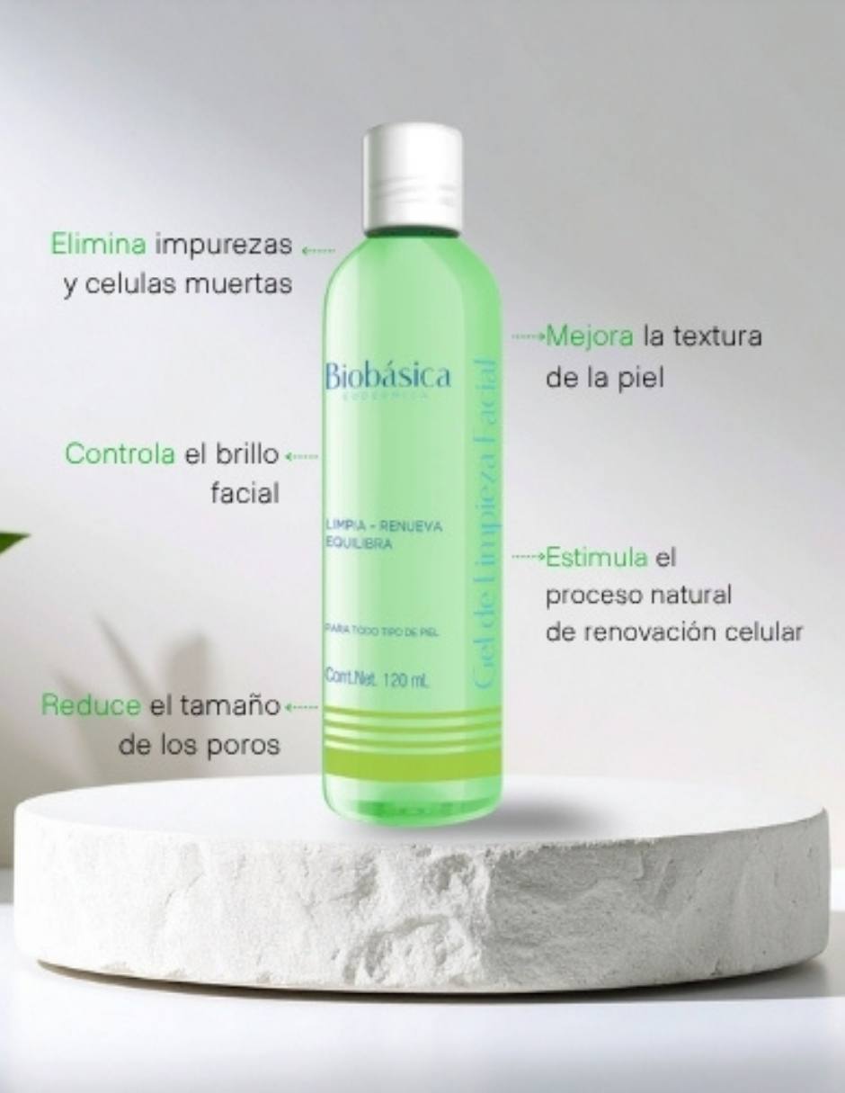 Limpiador facial Biobásica Eudérmica para purificar