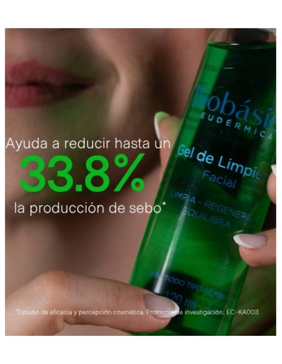 Limpiador facial Biobásica Eudérmica para purificar