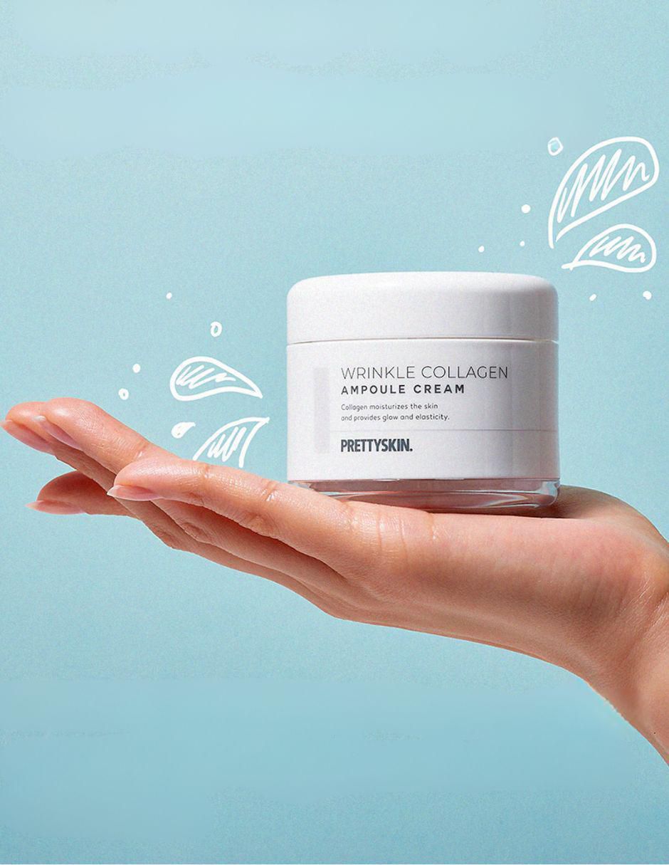 Crema facial recomendada para prevenir signos de la edad día y noche Wrinkle Collagen Ampoule Cream todo tipo piel 3