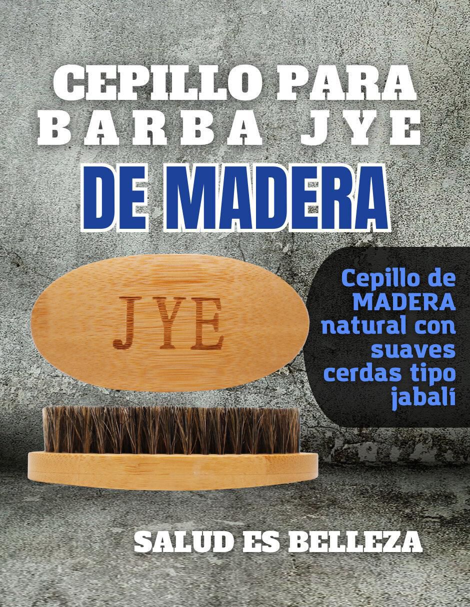 Cepillo para barba de madera