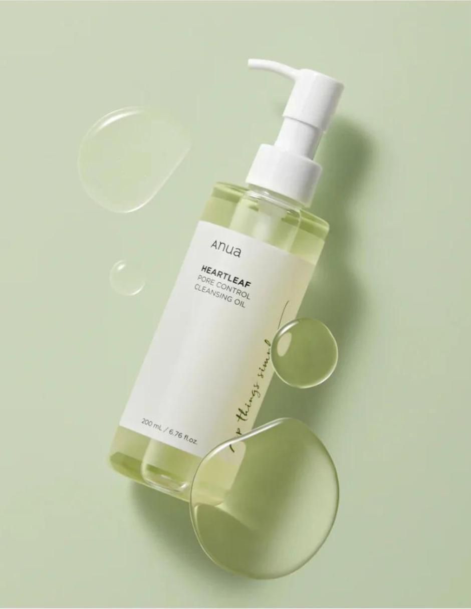 Limpiador facial Heartleaf Pore Control Cleansing Oil para disminuir puntos negros