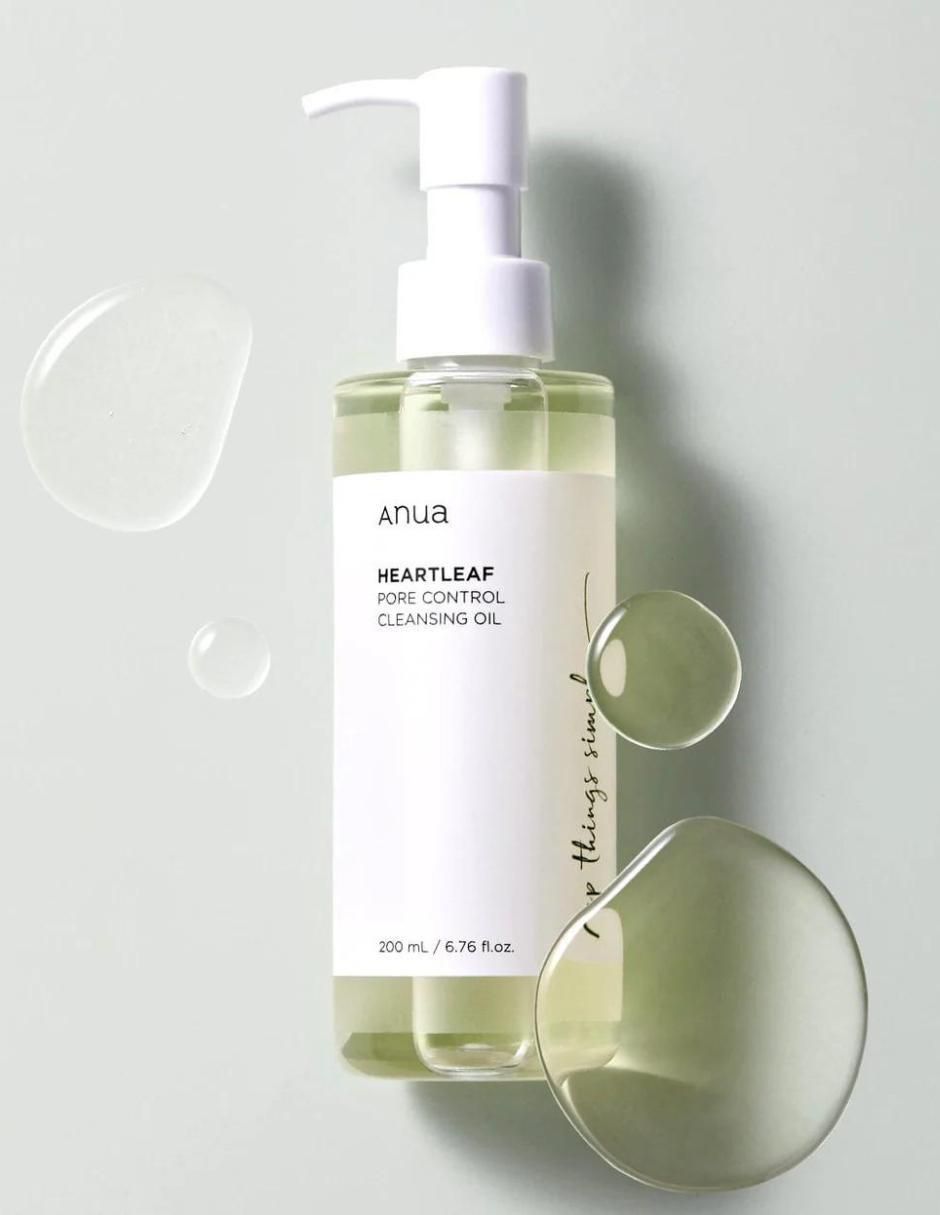 Limpiador facial Heartleaf Pore Control Cleansing Oil para disminuir puntos negros
