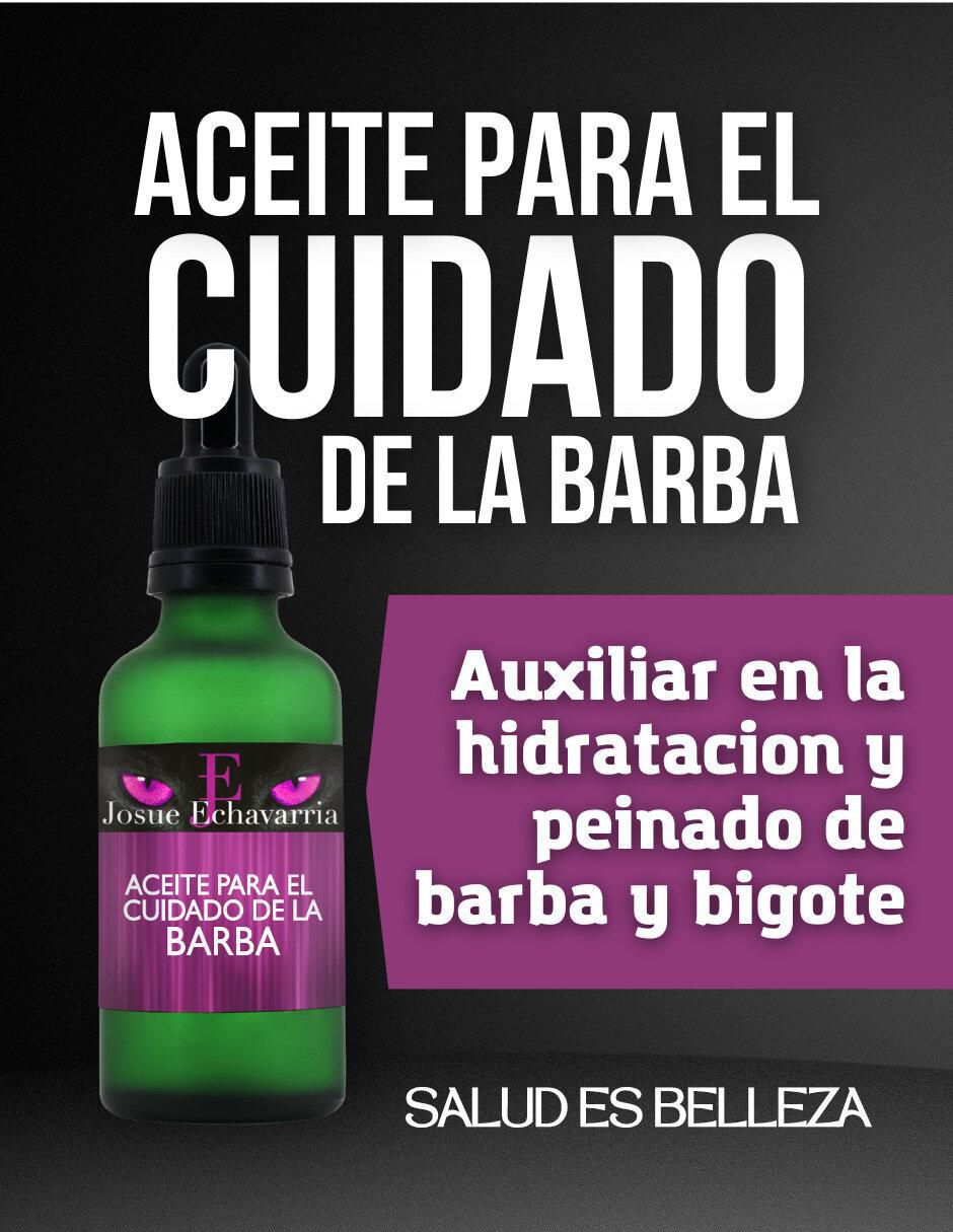 Tratamiento para barba Aceite Hidratante hidratante Josue Echavarria 5