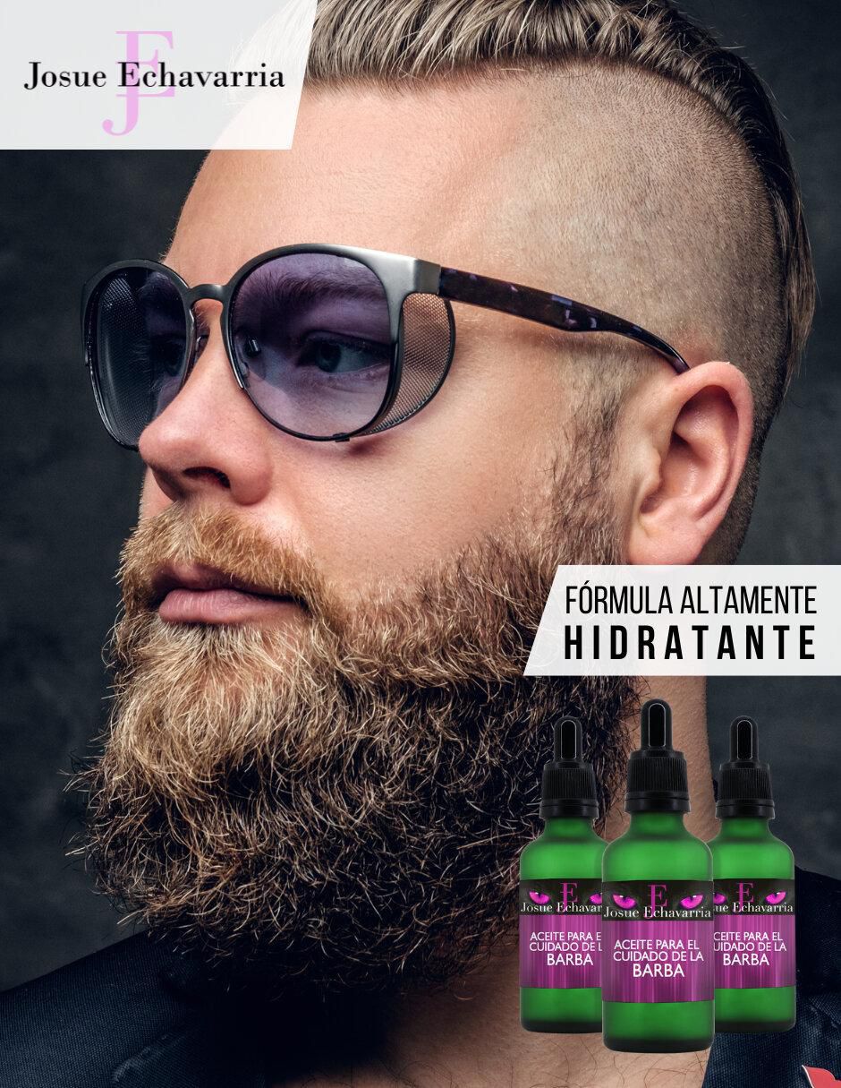 Tratamiento para barba Aceite Hidratante hidratante Josue Echavarria 4