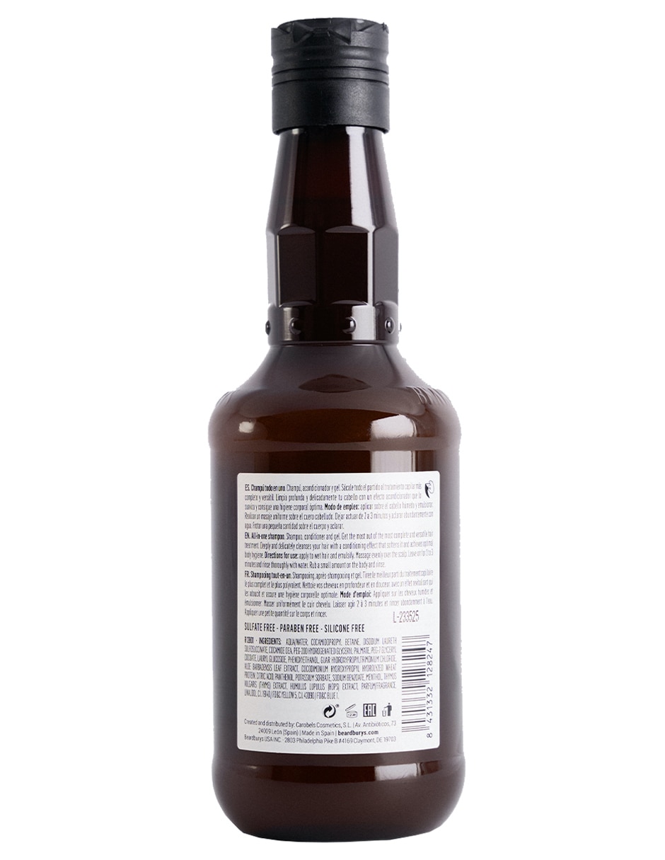 Shampoo hidratante para cabello Essentials All In One 250 ml 2