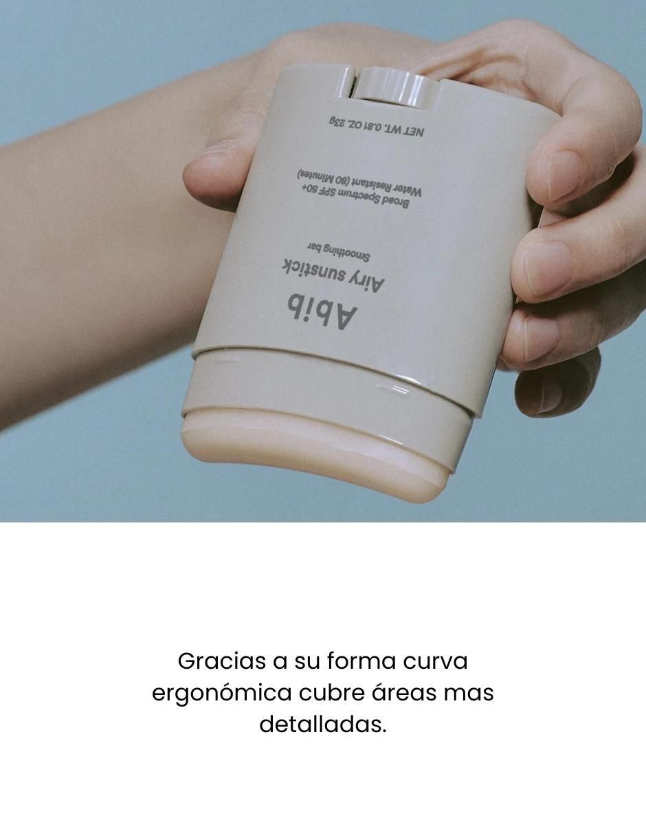 Protector solar FPS 50 Airy sunstick Smoothing bar Abib
