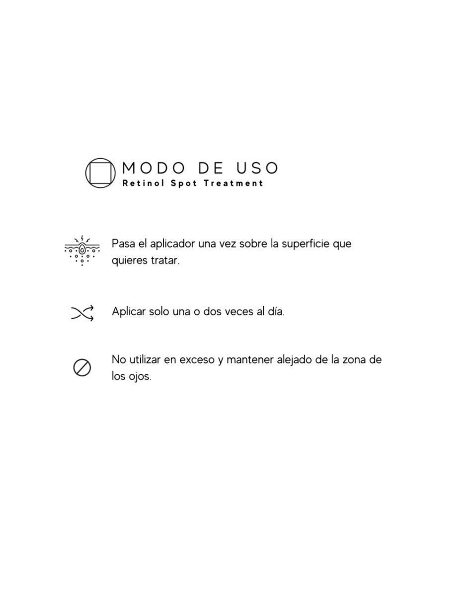 Sérum antiacné Retinol Spot Treatment todo tipo piel Sérum antiacné Retinol Spot Treatment todo tipo piel