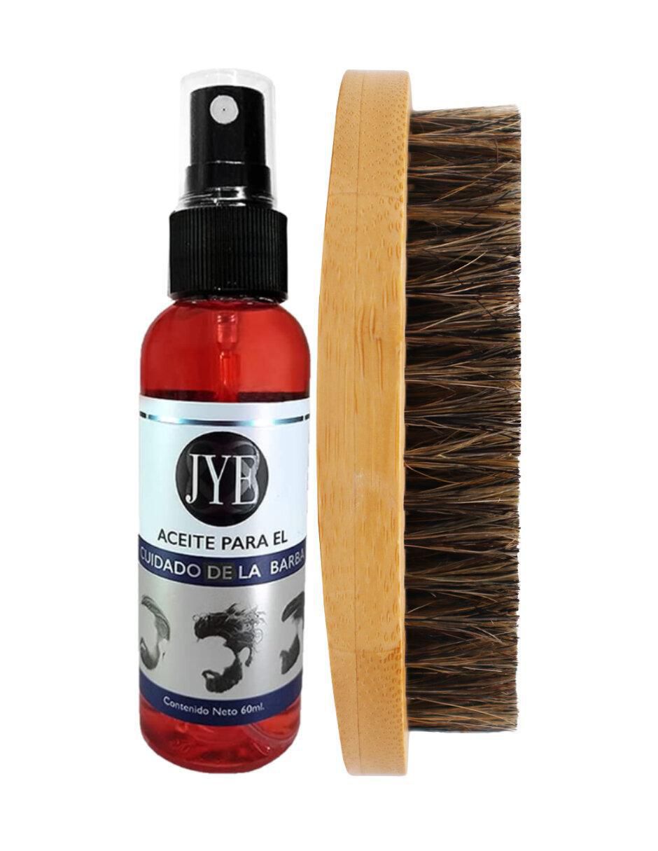 Kit tratamiento para barba Aceite Hidratante Para Barba + Cepillo hidratante Jye