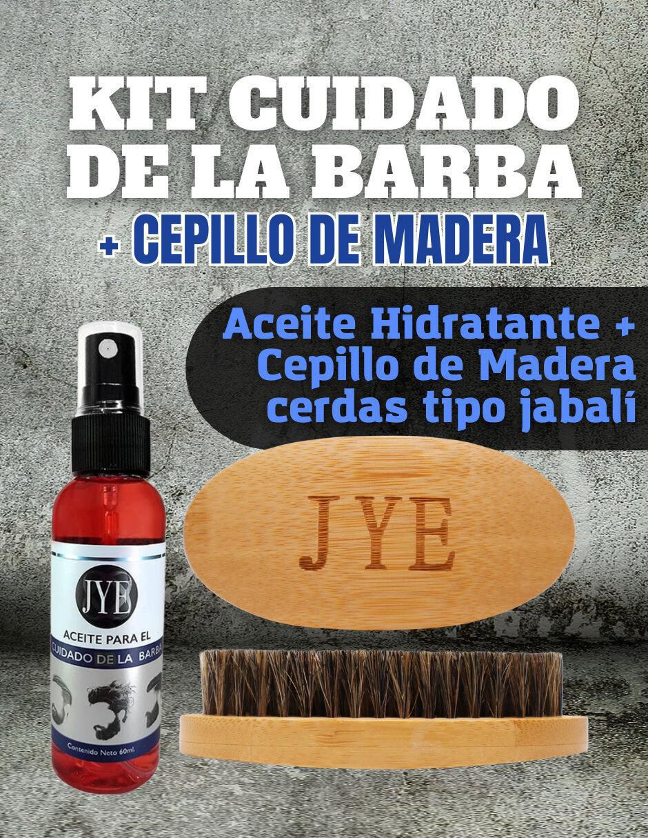 Kit tratamiento para barba Aceite Hidratante Para Barba + Cepillo hidratante Jye 5