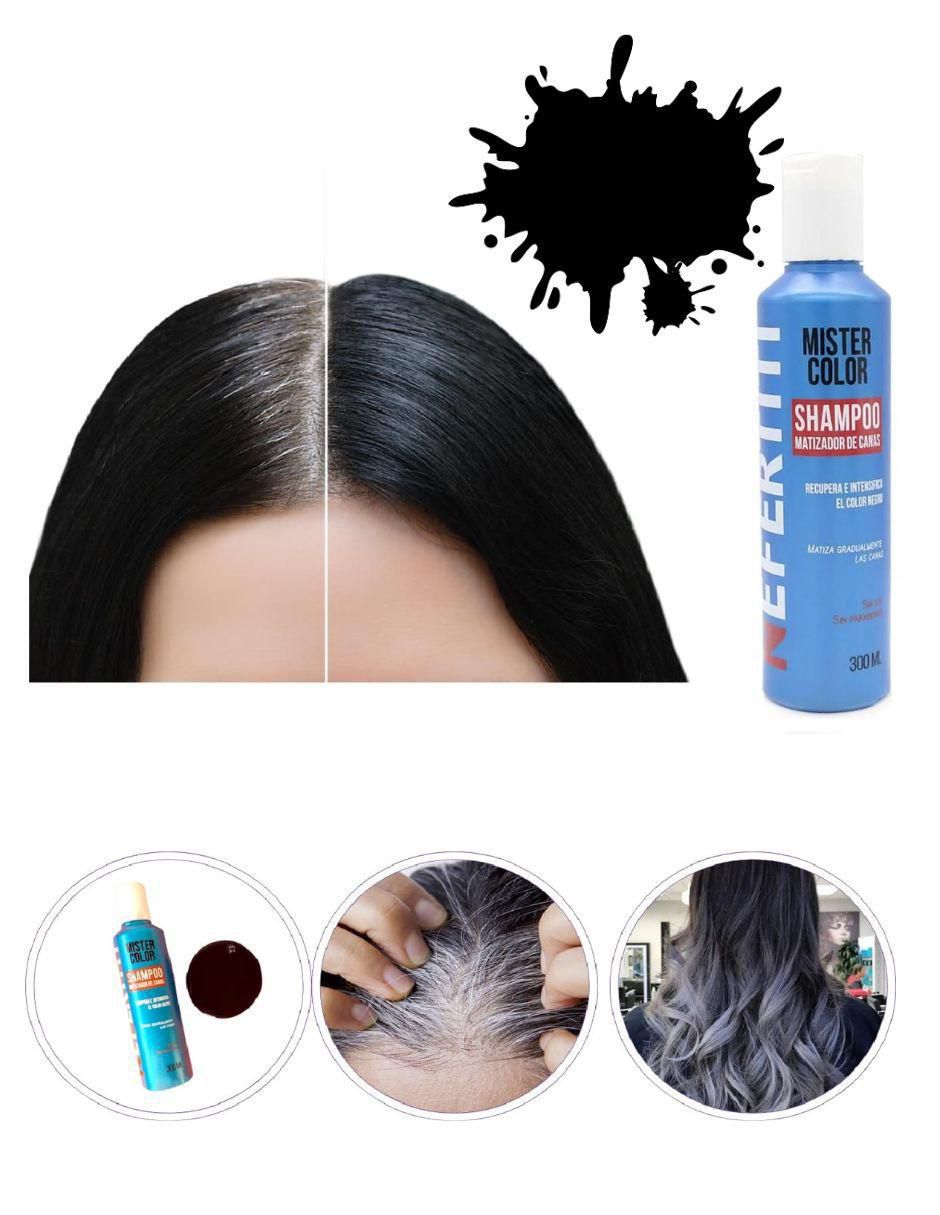 Shampoo para cabello Matizador de Canas 300 ml 2