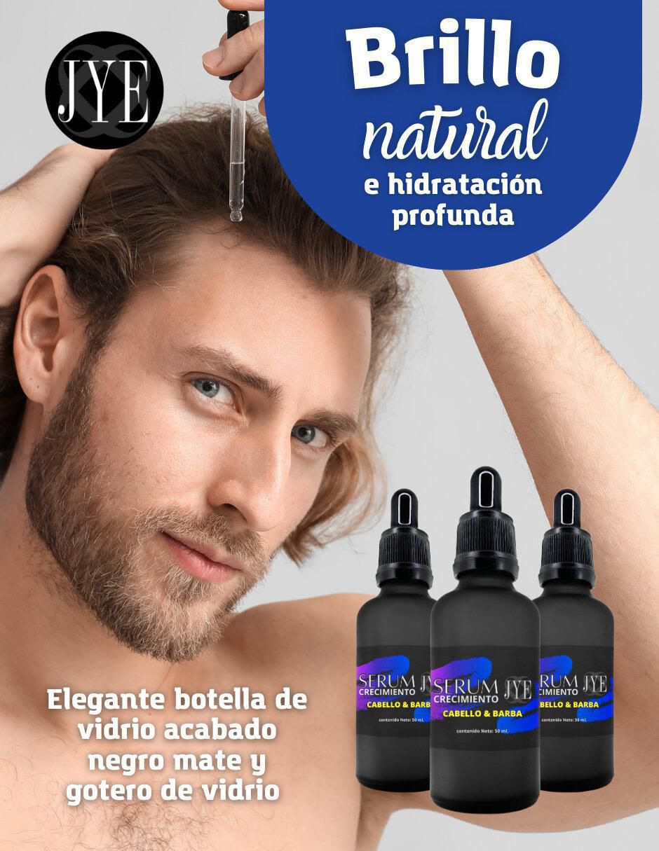 Tratamiento para barba y cabello Serum Crecimiento De Barba Y Cabello crecimiento 3
