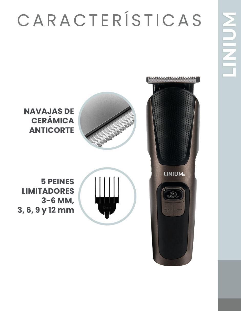 Recortadora para cabello, barba y cuerpo 6