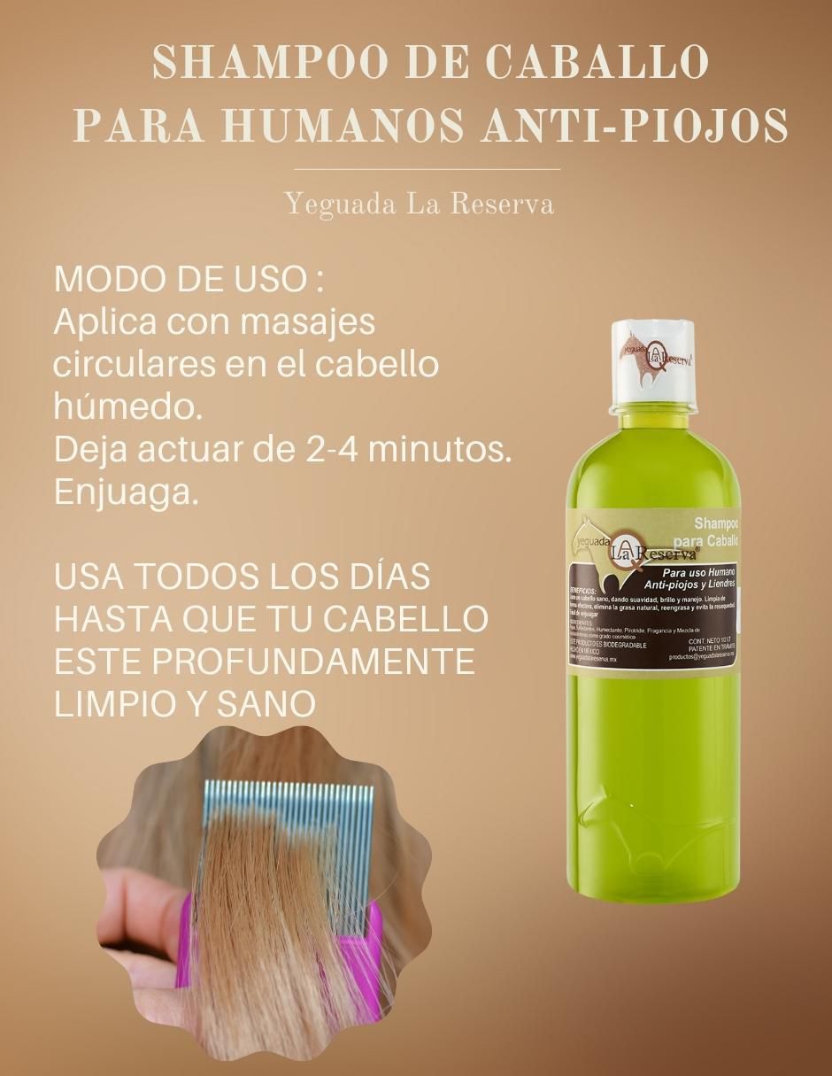 Set de shampoo para cabello Anti Piojos y Liendres 3