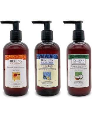 Kit de shampo y gel para cabello Equipamiento Hotelero Regina 250 ml