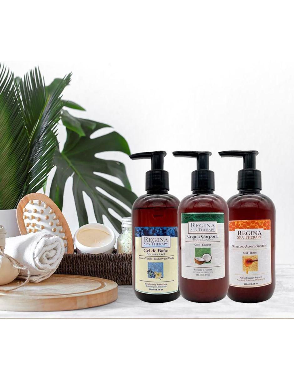Kit de shampo y gel para cabello Equipamiento Hotelero Regina 250 ml