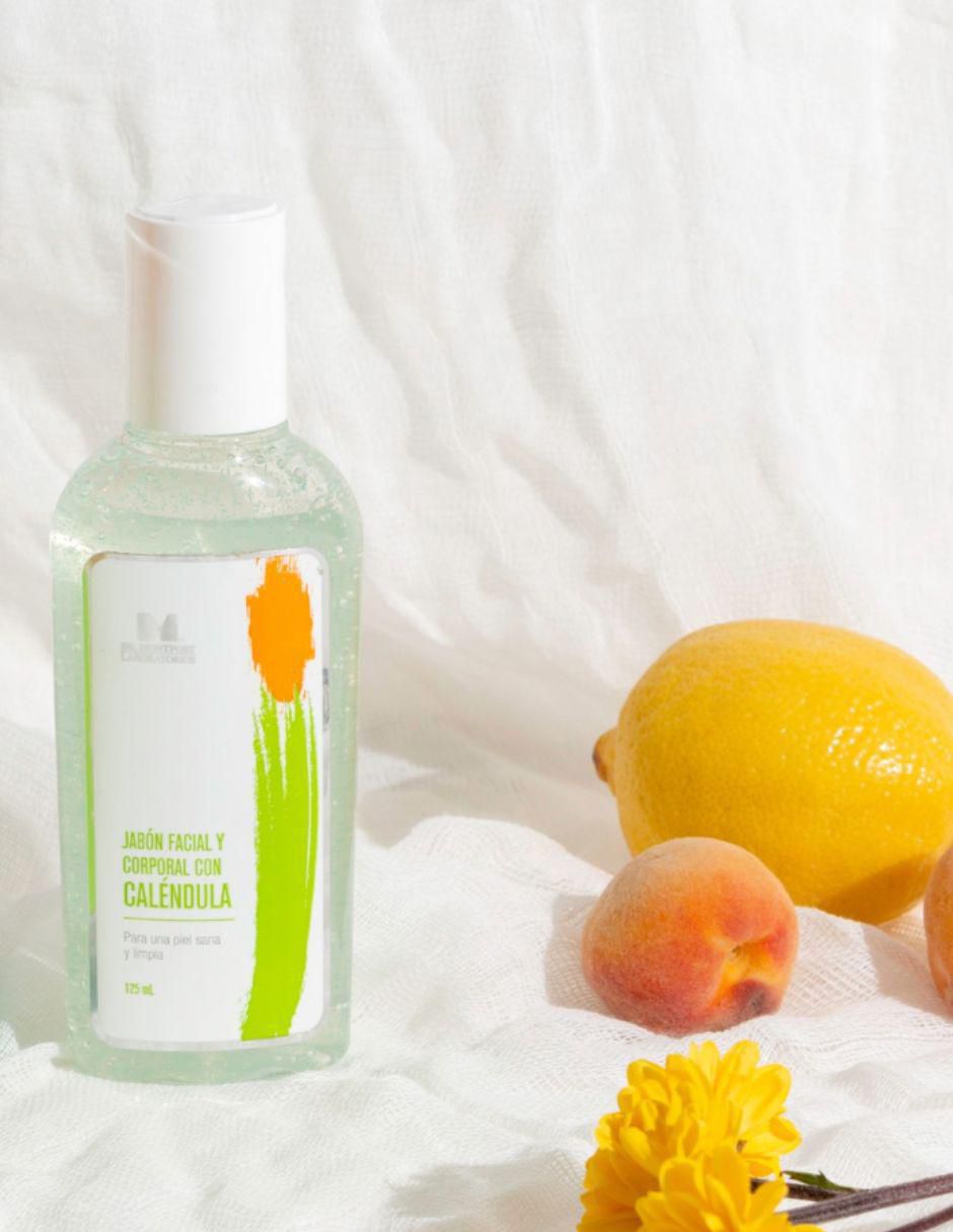 Jabón facial facial y corporal con caléndula