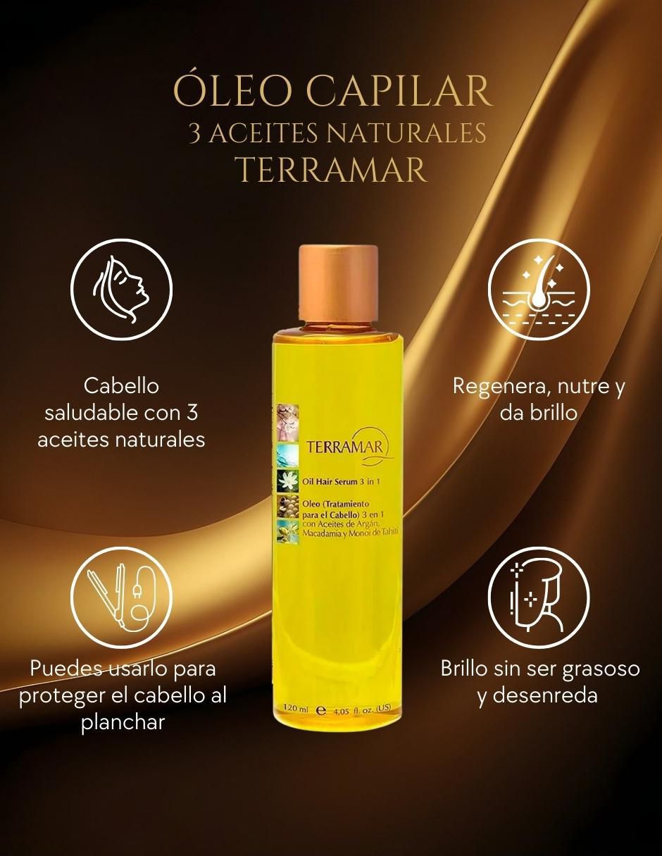 Tratamiento capilar desenredante Terramar Extractos Oleosos