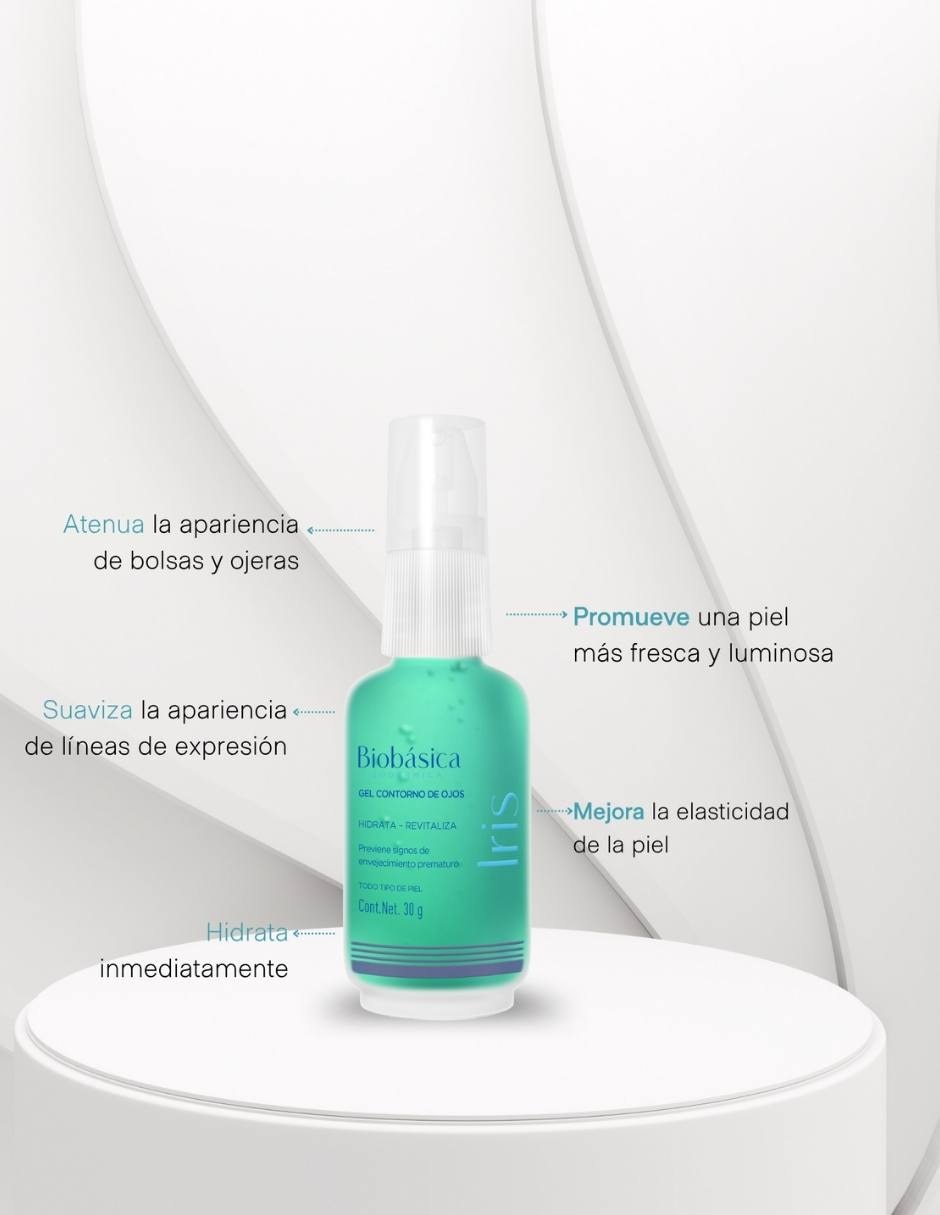 Crema para contorno de ojos recomendada para bolsas y ojeras de día y noche Biobásica Eudérmica todo tipo de piel 2