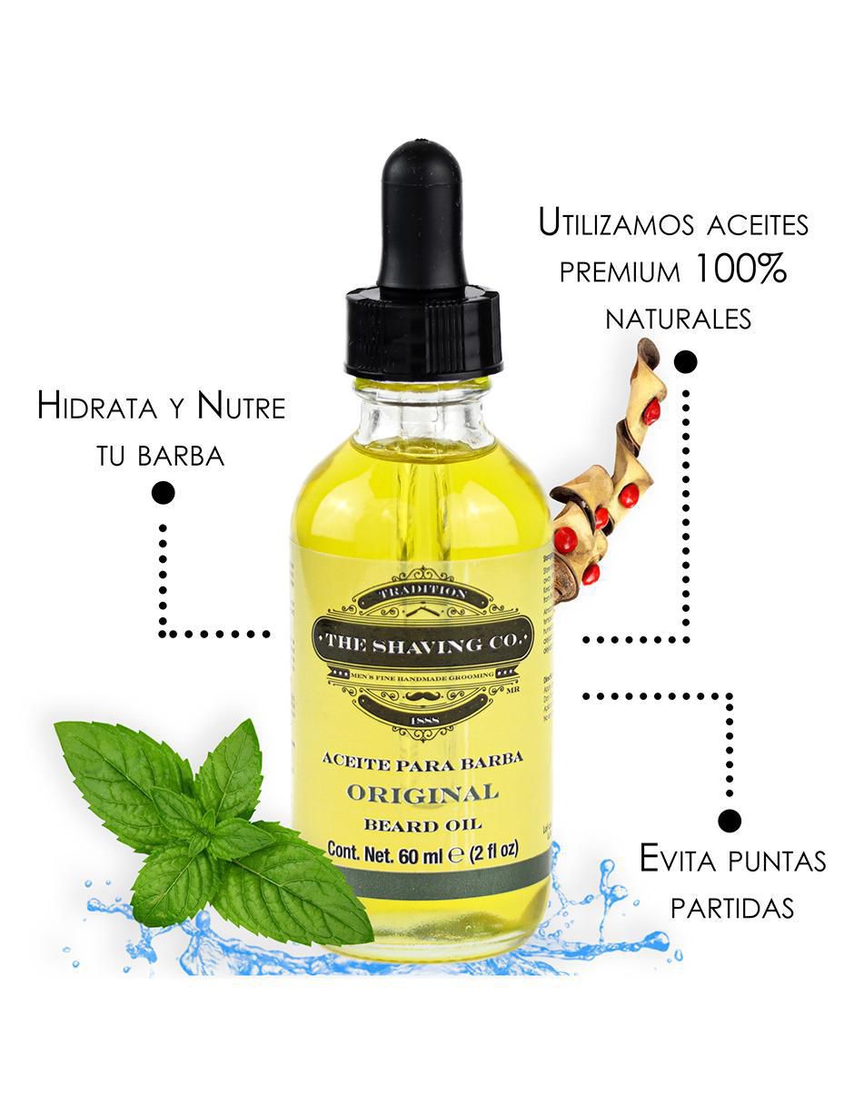 Tratamiento facial Aceite De Barba Original Hidrata Humecta 60 Ml exfoliante 2