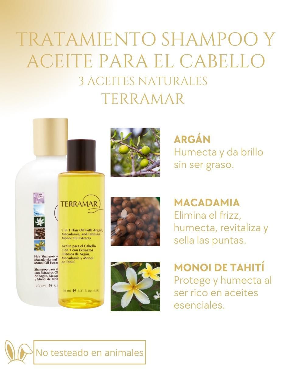 Tratamiento para cuero cabelludo Extractos Oleosos De Argán, Macadamia Y Monoi De Tahití desenredante