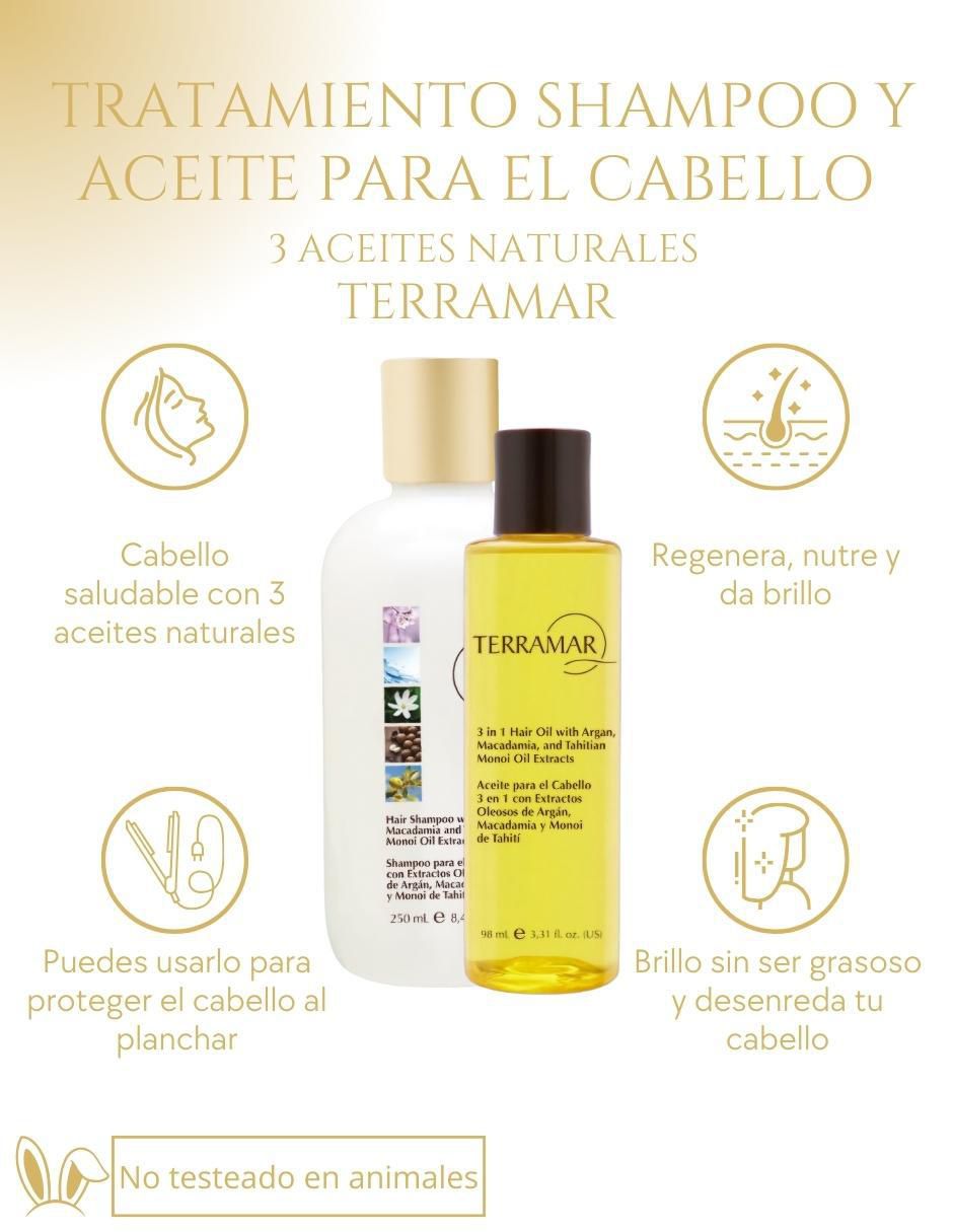 Tratamiento para cuero cabelludo Extractos Oleosos De Argán, Macadamia Y Monoi De Tahití desenredante