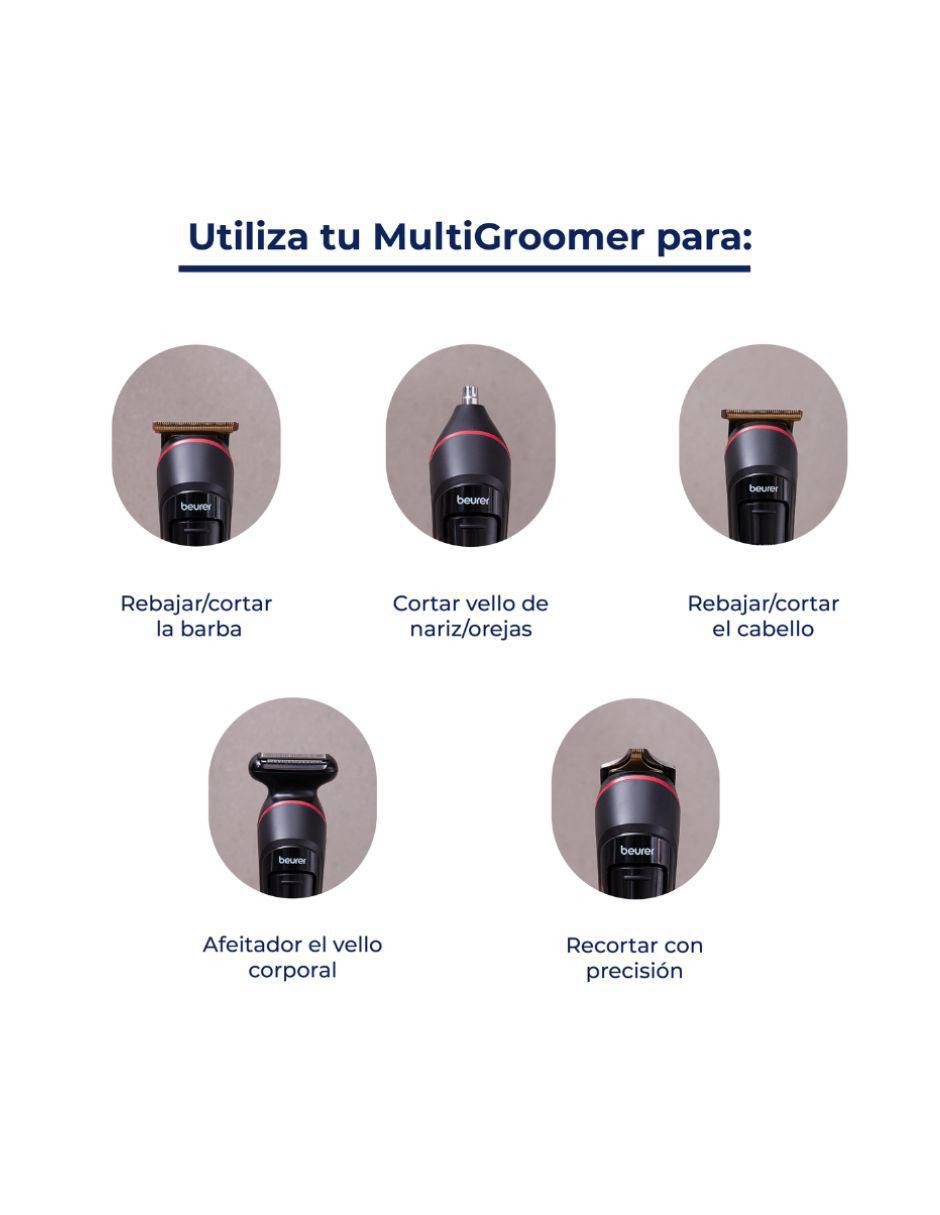 Recortadora de vello facial y corporal beurer MN9X