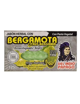 Jabón en barra Neutro con Bergamota Indio Papago