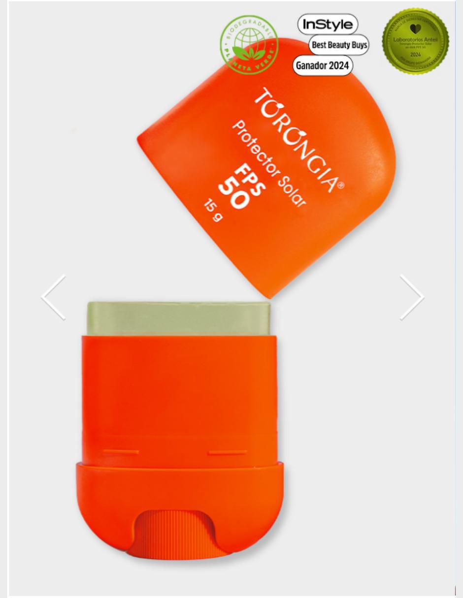 Bloqueador solar Fps 50 Torongia 15 g