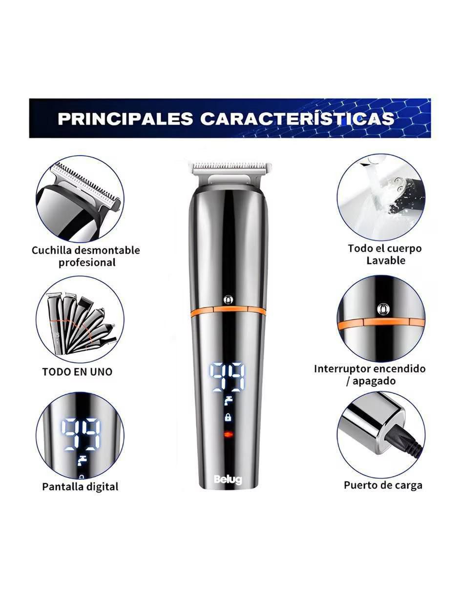 Recortadora de vello facial y corporal sin modelo comercial 3