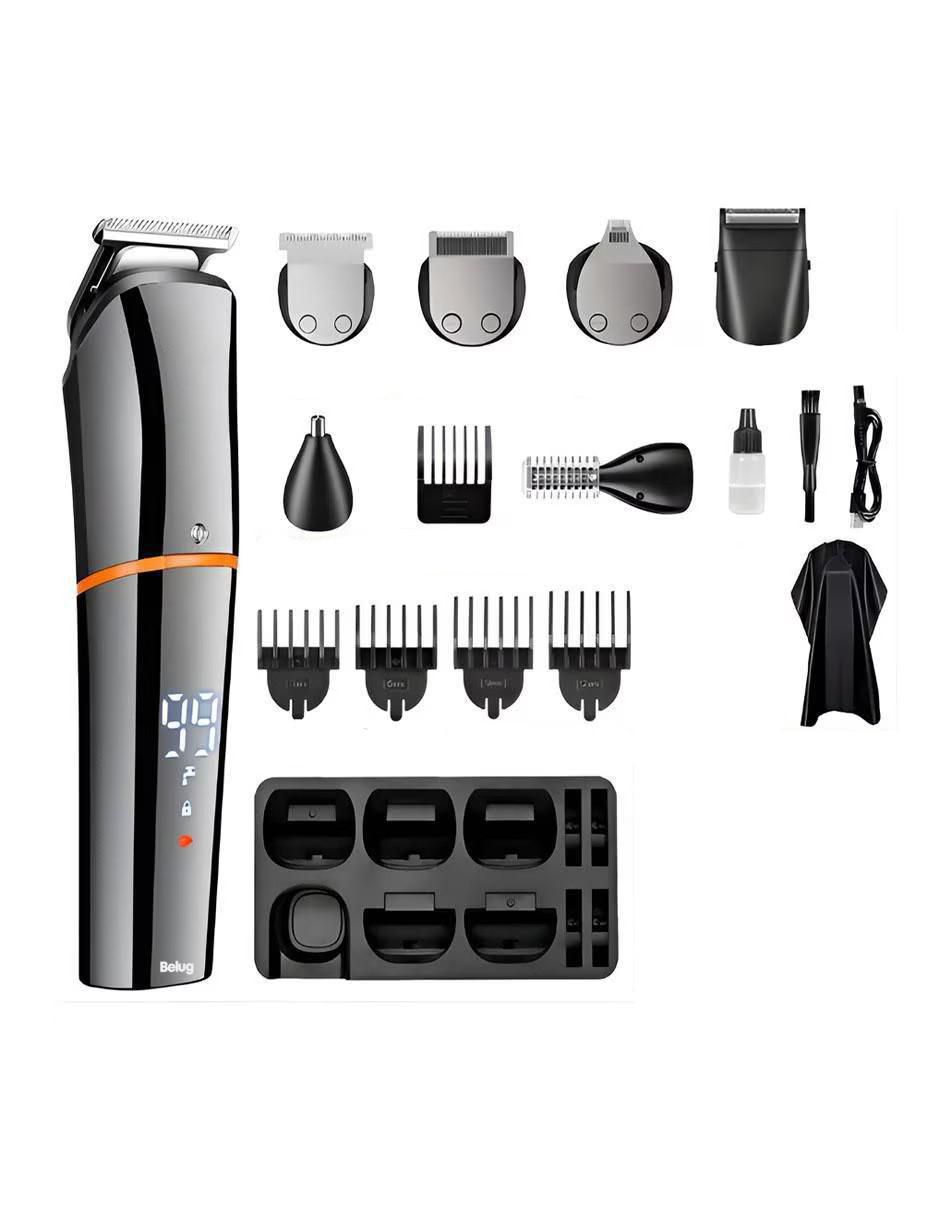 Recortadora para cabello, barba y cuerpo belug recortadora 6 en 1