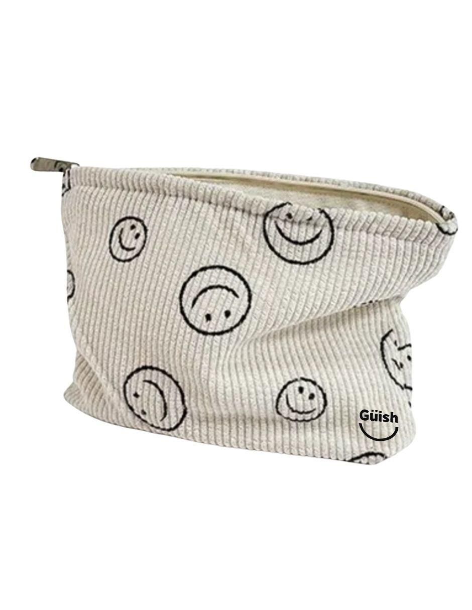 Cosmetiquera multiusos Emoji de pana unisex 2