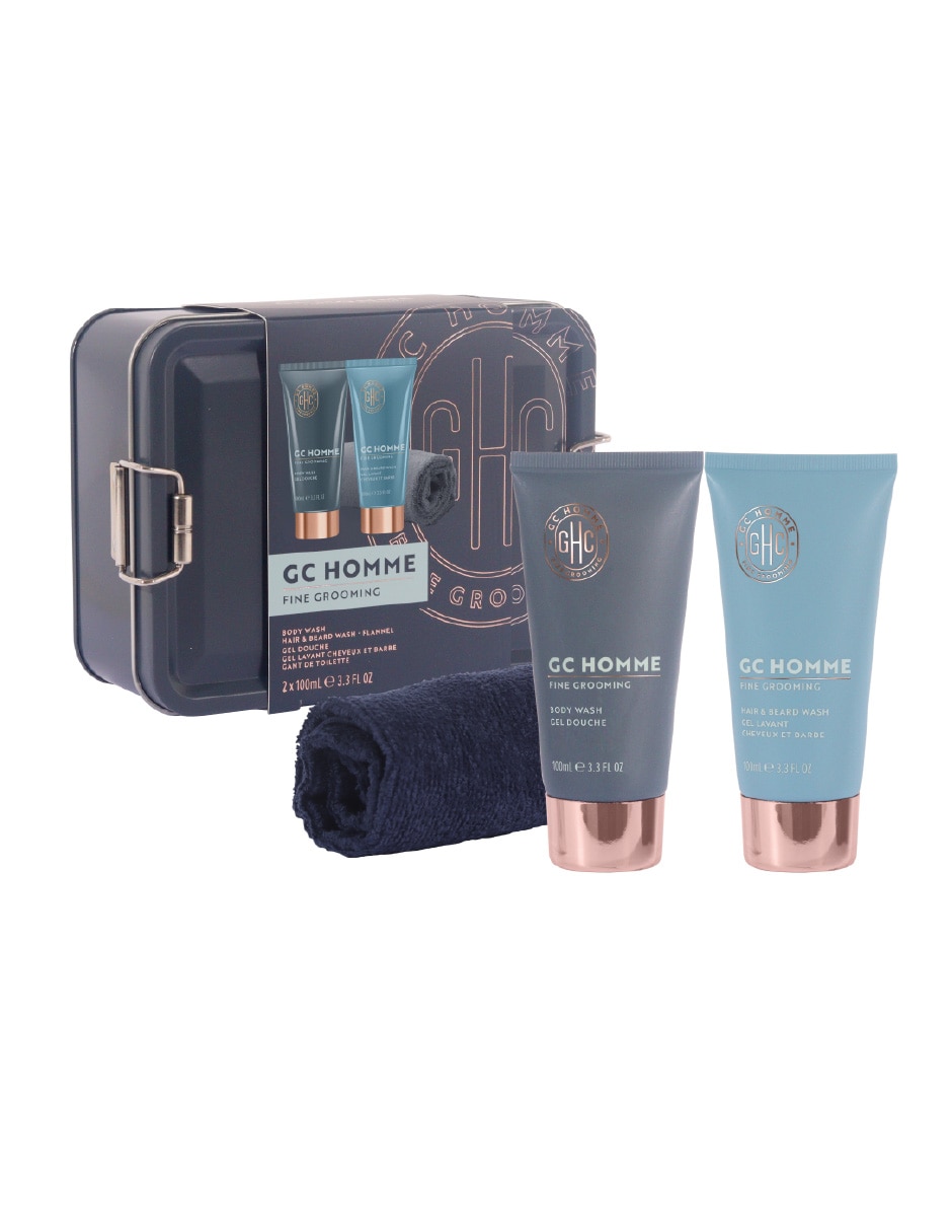 Kit de shampoo y gel para cabello GC Homme Fine Grooming Jabón líquido 200 ml 3