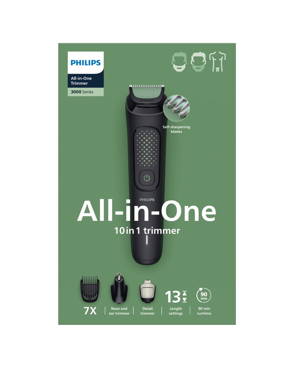 Recortadora para cabello, barba y cuerpo Philips MG3941/15