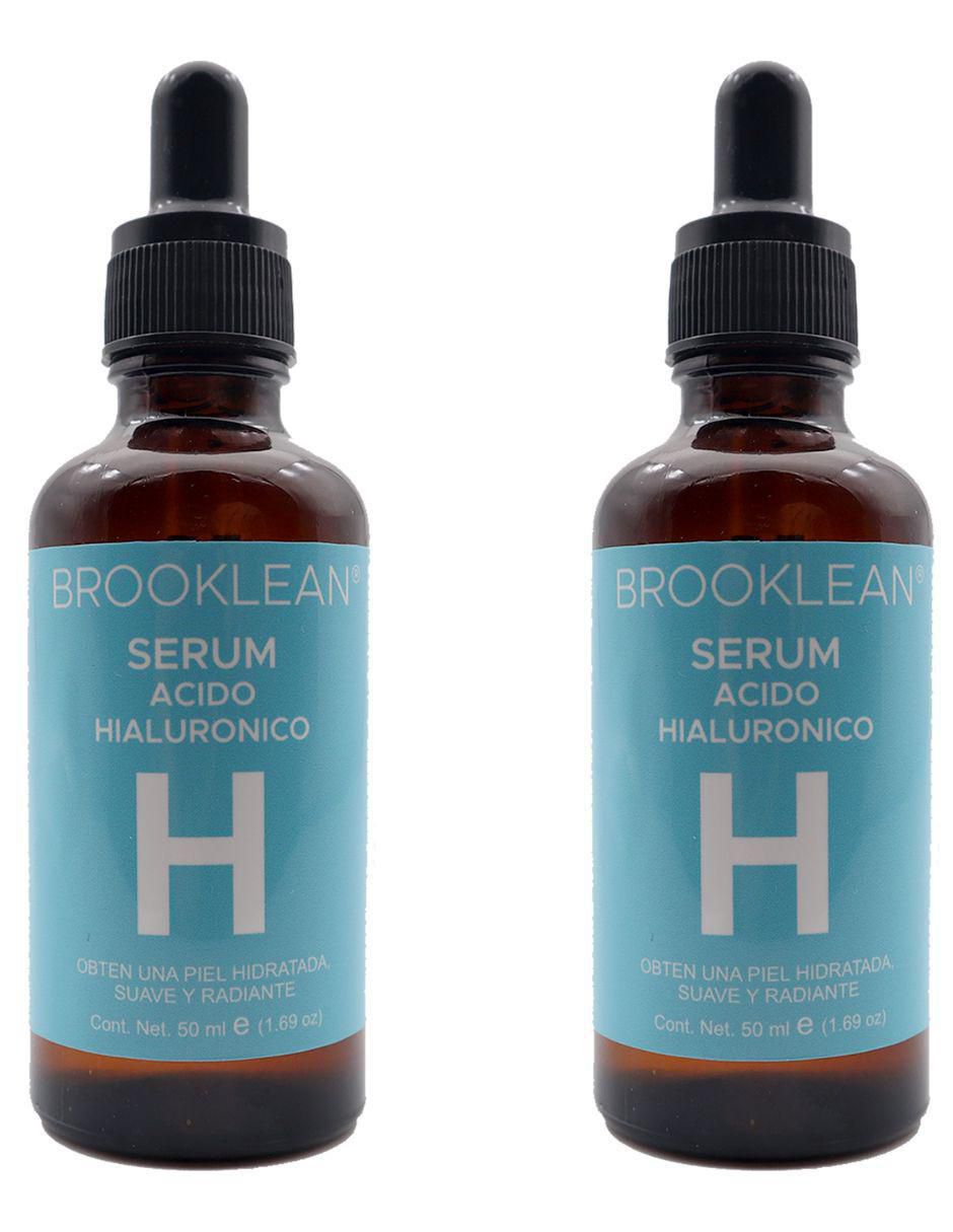 Set de sérum facial con acido hialurónico Brooklean todo tipo de piel